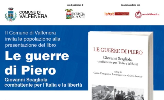 Valfenera | Presentazione del libro "Le guerre di Piero"