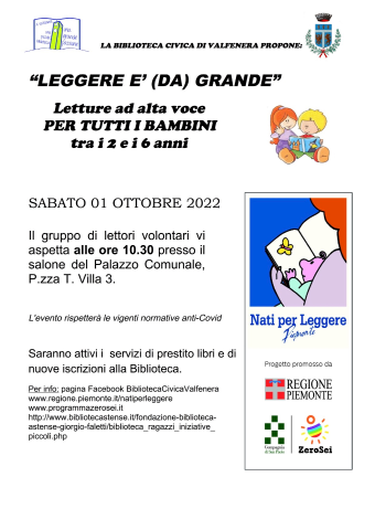 "LEGGERE E' (DA) GRANDE"