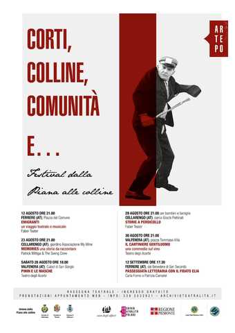 CORTI, COLLINE, COMUNITA' E... Festival dalla Piana alle colline